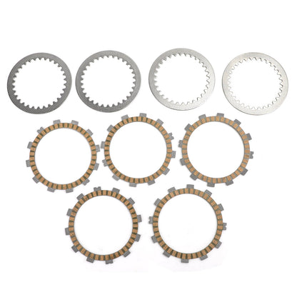 Kit frizione in ferro e dischi di attrito adatti per Kawasaki KLX125 Suzuki GN125 GSX-R150 Generico