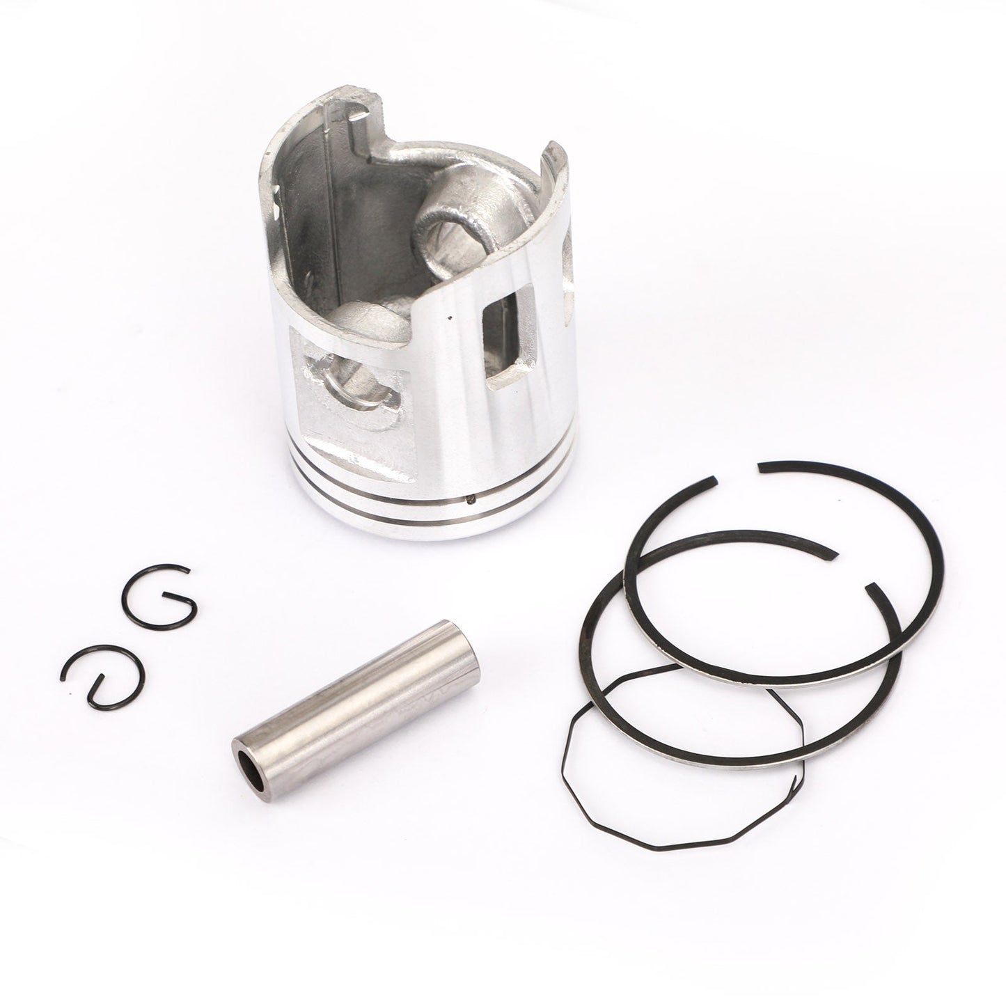 Piston Ring Pin Clip Kit Per Yamaha Jog 90 91-97 Ya90 Axis 90 90-97 STD(50mm)0.25MM(50.25mm)0.50MM(50.50mm)Alesaggio Generico