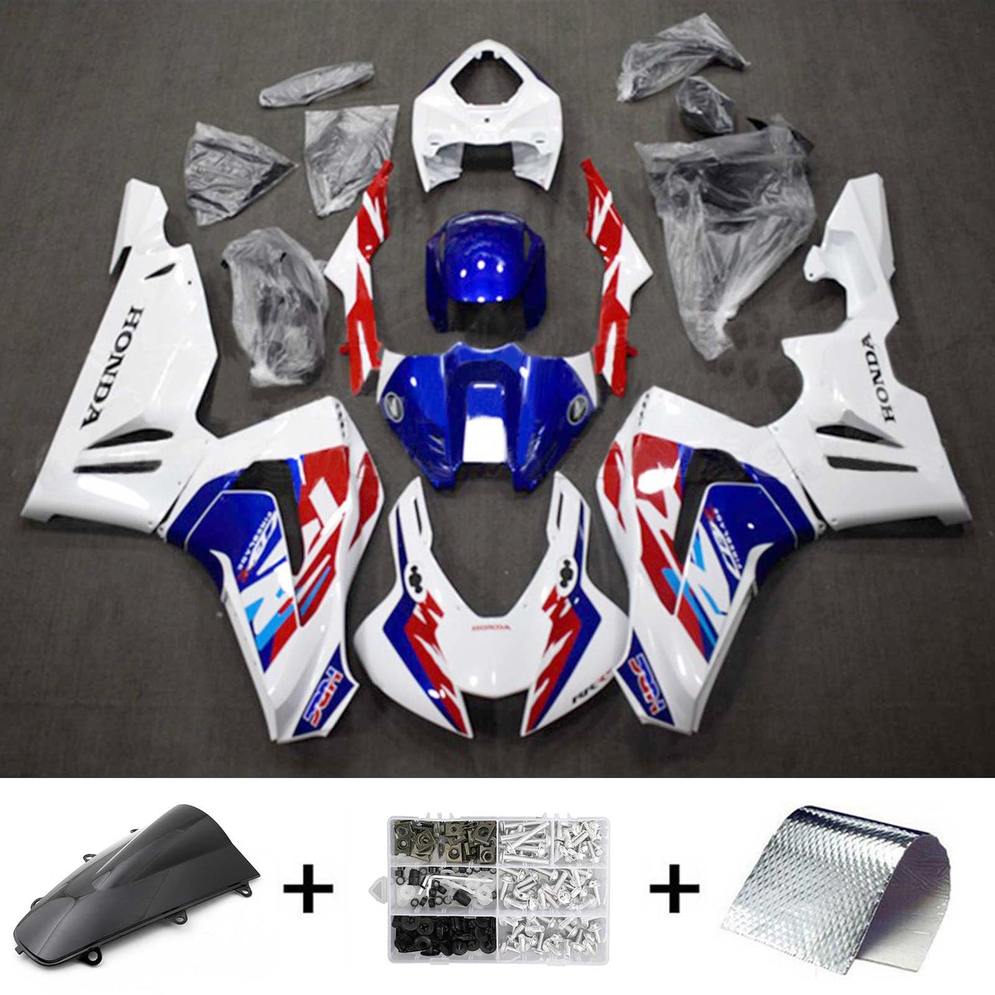 Amotopart Kit carena Honda CBR1000RR-R 2020-2023 Carrozzeria Plastica ABS