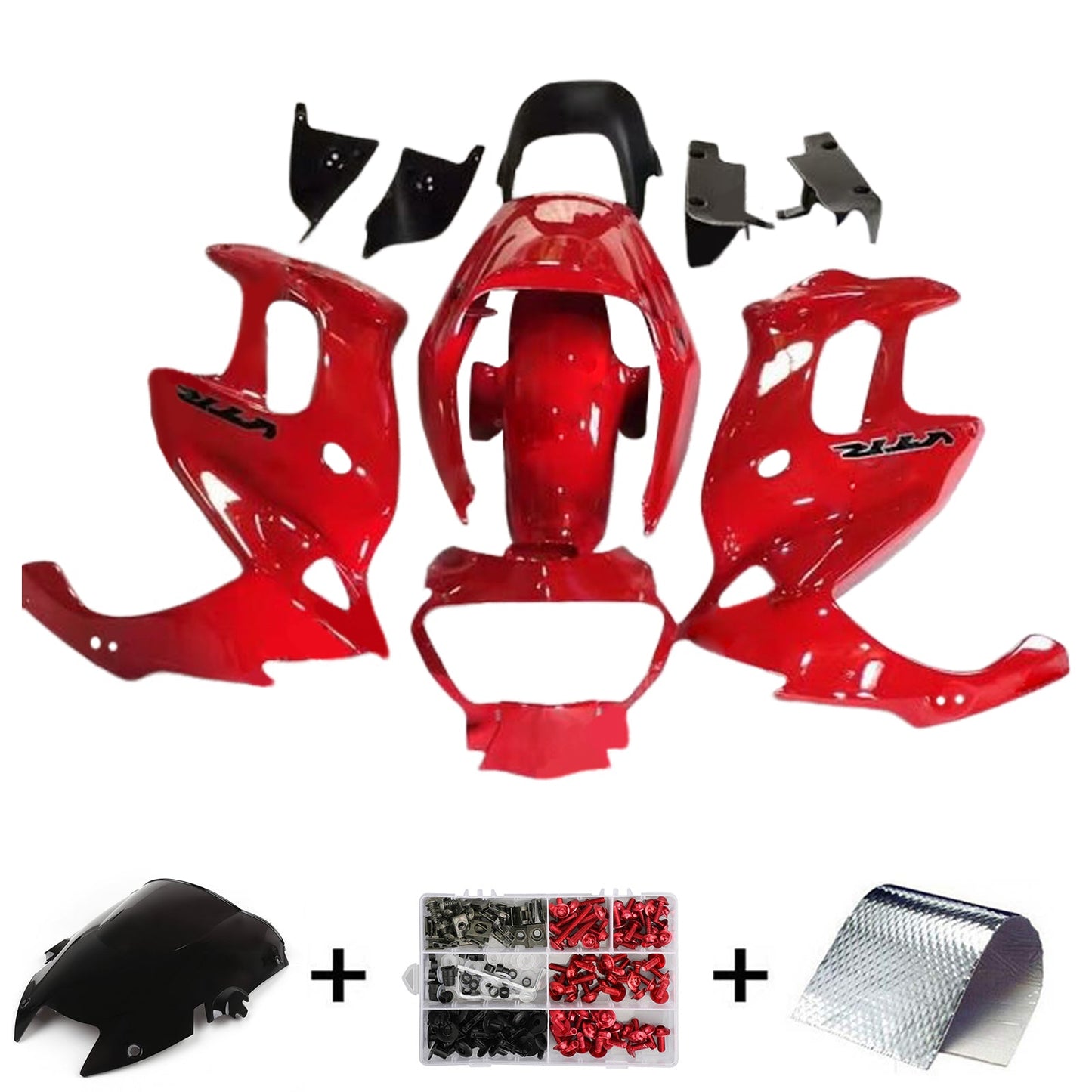 Kit carenatura iniezione Honda VTR1000F 1997-2005 Carrozzeria plastica ABS