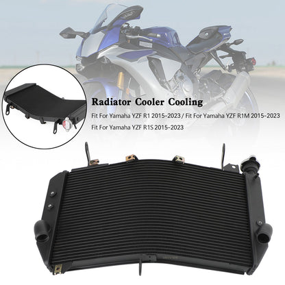 Raffreddamento del radiatore del radiatore del motore in alluminio Yamaha YZF R1 R1M 2015-2023