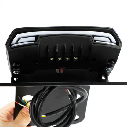 2008-2023 KAWASAKI D-TRACKER-X KLX250 S/SF 300 R/SM Staffa porta targa