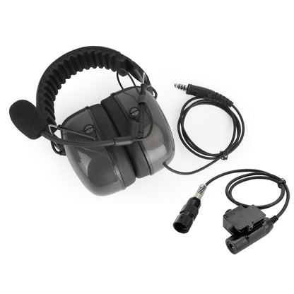 Per PRC148 PRC152 U329 Auricolare regolabile con cancellazione del rumore a 6 pin U94 PTT C5