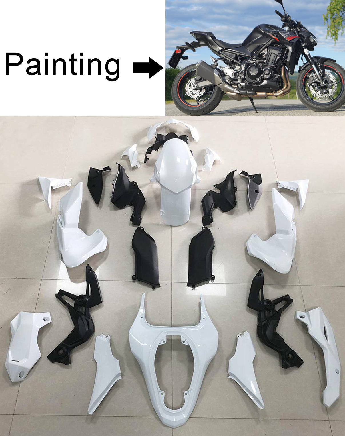 Kit carenatura Kawasaki Z900 2020-2021