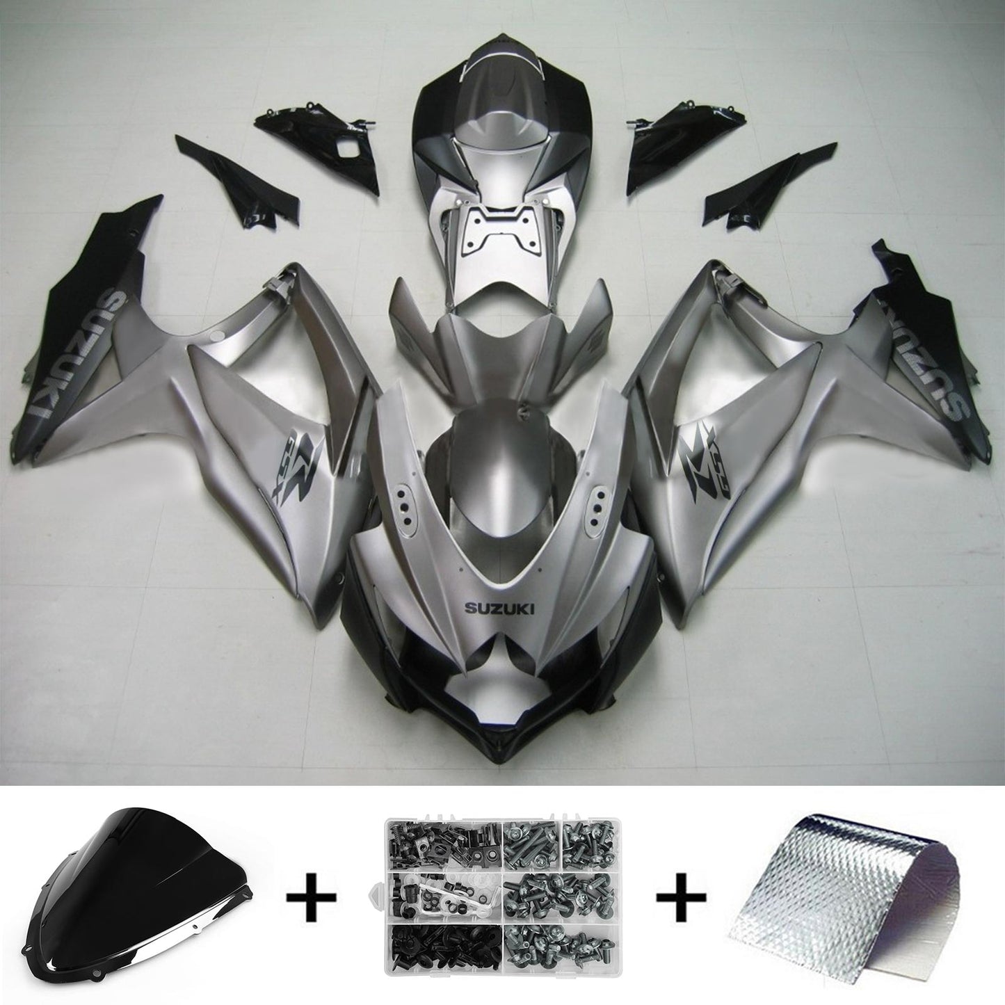 Suzuki GSXR 600/750 2008-2010 Kit Carena Carrozzeria Plastica ABS K8