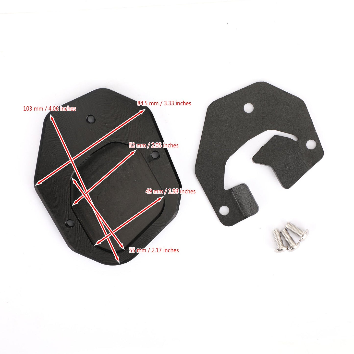 Cavalletto moto Allarga piastra pad adatta per Yamaha Tenere 700 2019-2020 Generico