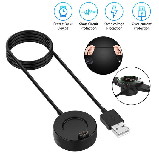 Cavo di ricarica per caricabatterie USB adatto per Garmin Fenix 5 5S 5X 6X 6S Plus