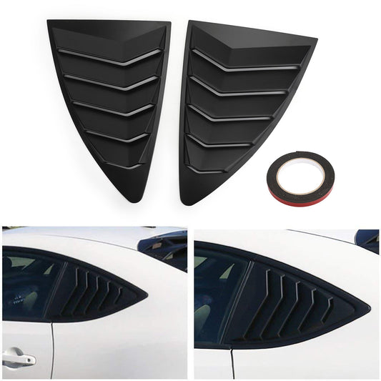 Feritoia per finestra laterale nera opaca per 2013-2018 Scion FRS BRZ Toyota 86 GT86