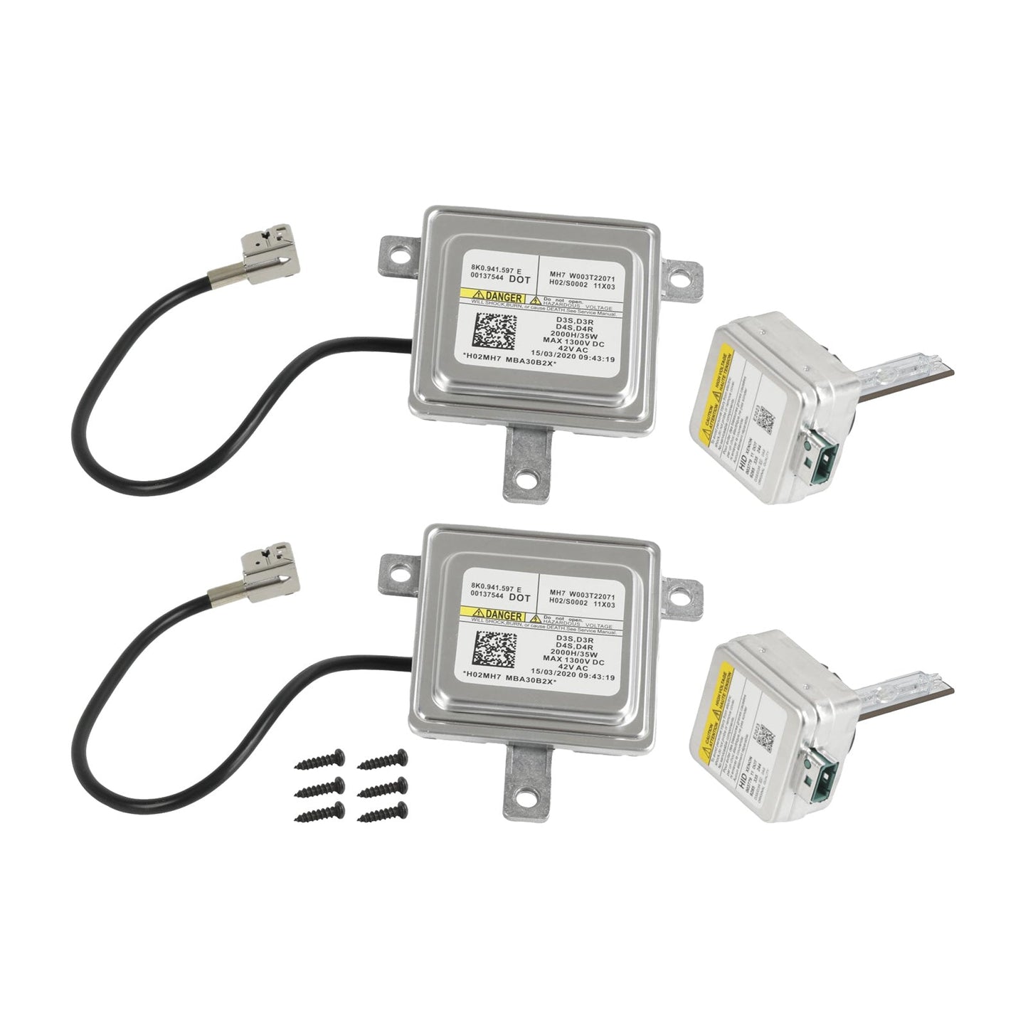 Modulo unità di controllo luce HID con zavorra allo xeno e lampadina D3S 8K0941597E per Audi VW