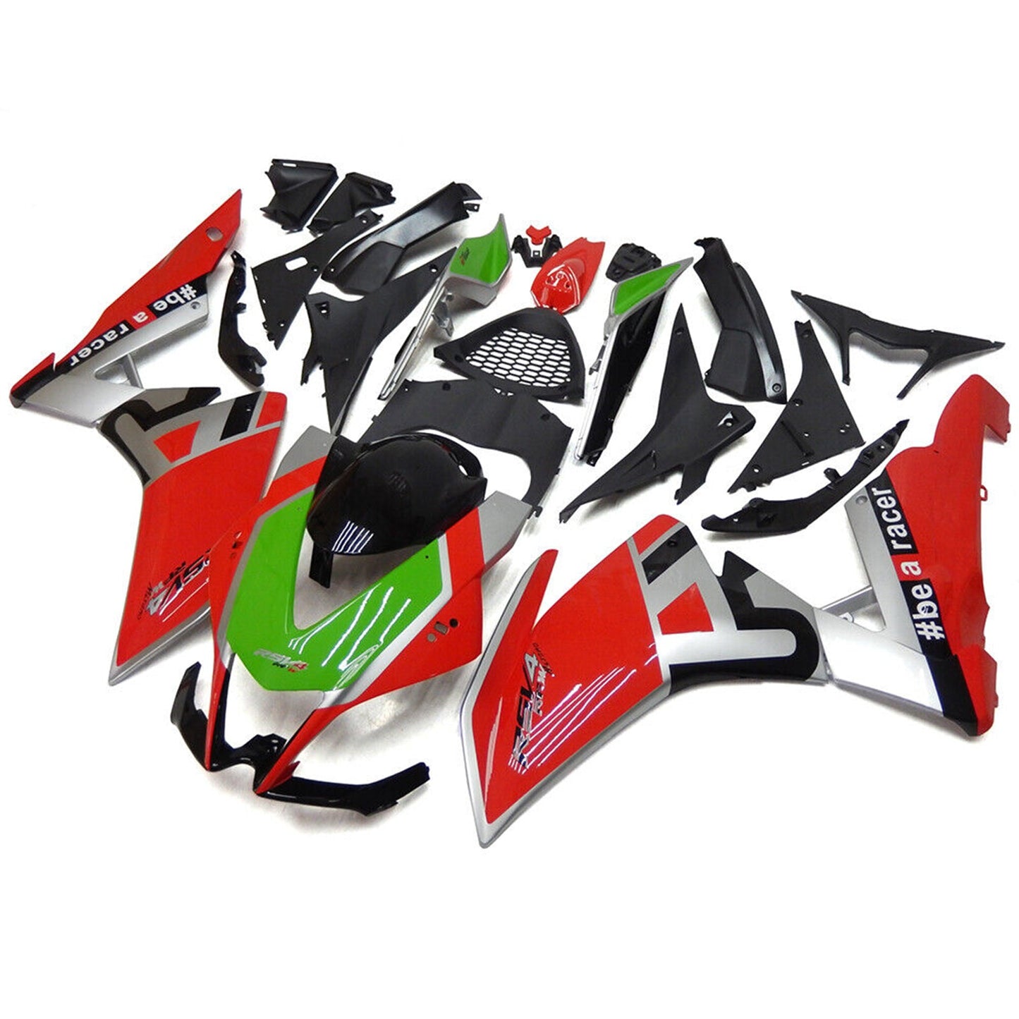 Amotopart Aprilia RSV4 1000 2009-2015 Kit Carena Carrozzeria Plastica ABS