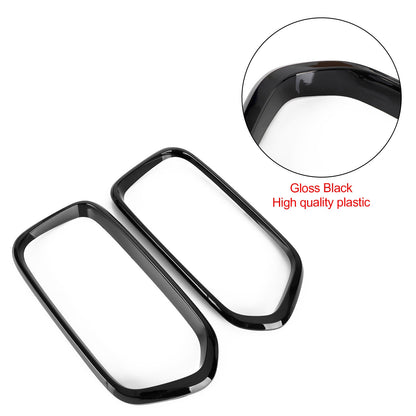 2018-2021 BMW X2 Serie F39 Rivestimento del telaio della griglia del paraurti anteriore nero lucido