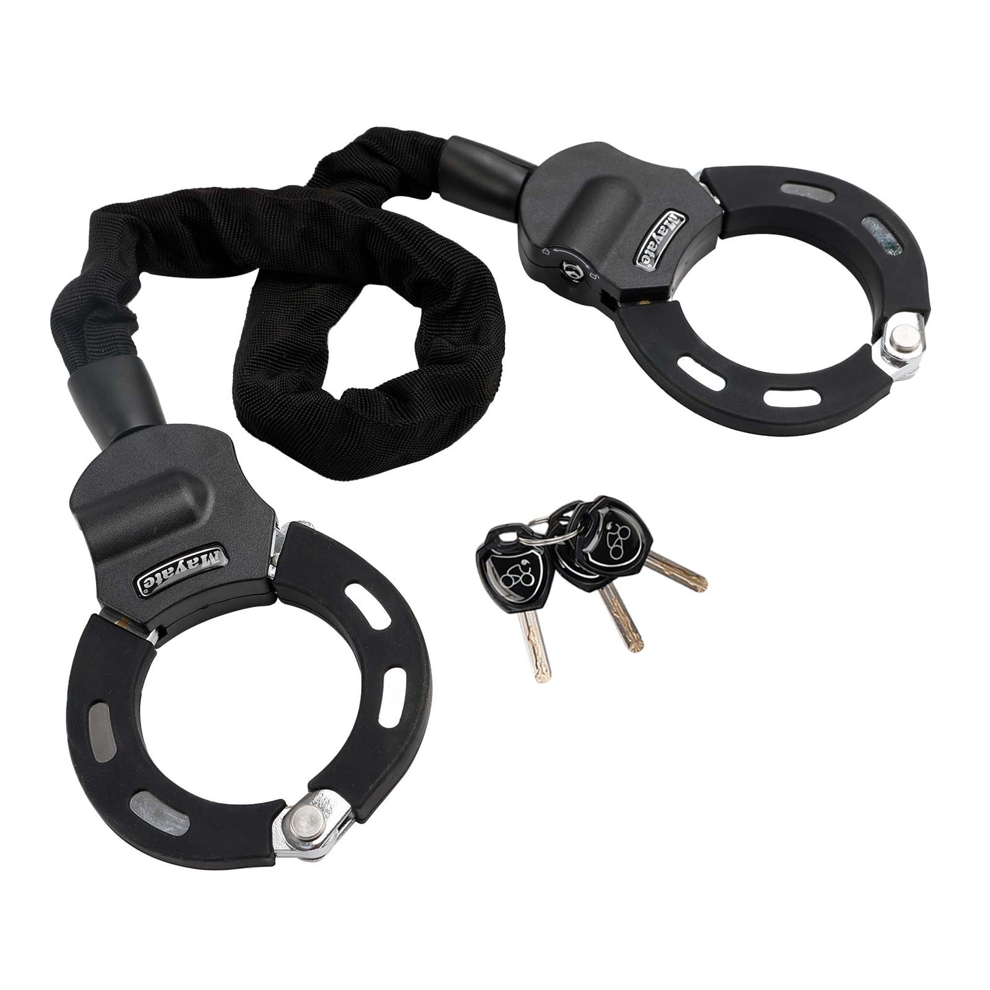 Lucchetto per scooter elettrico per bici da moto con chiave Lucchetto a catena da 60 cm antifurto con borsa