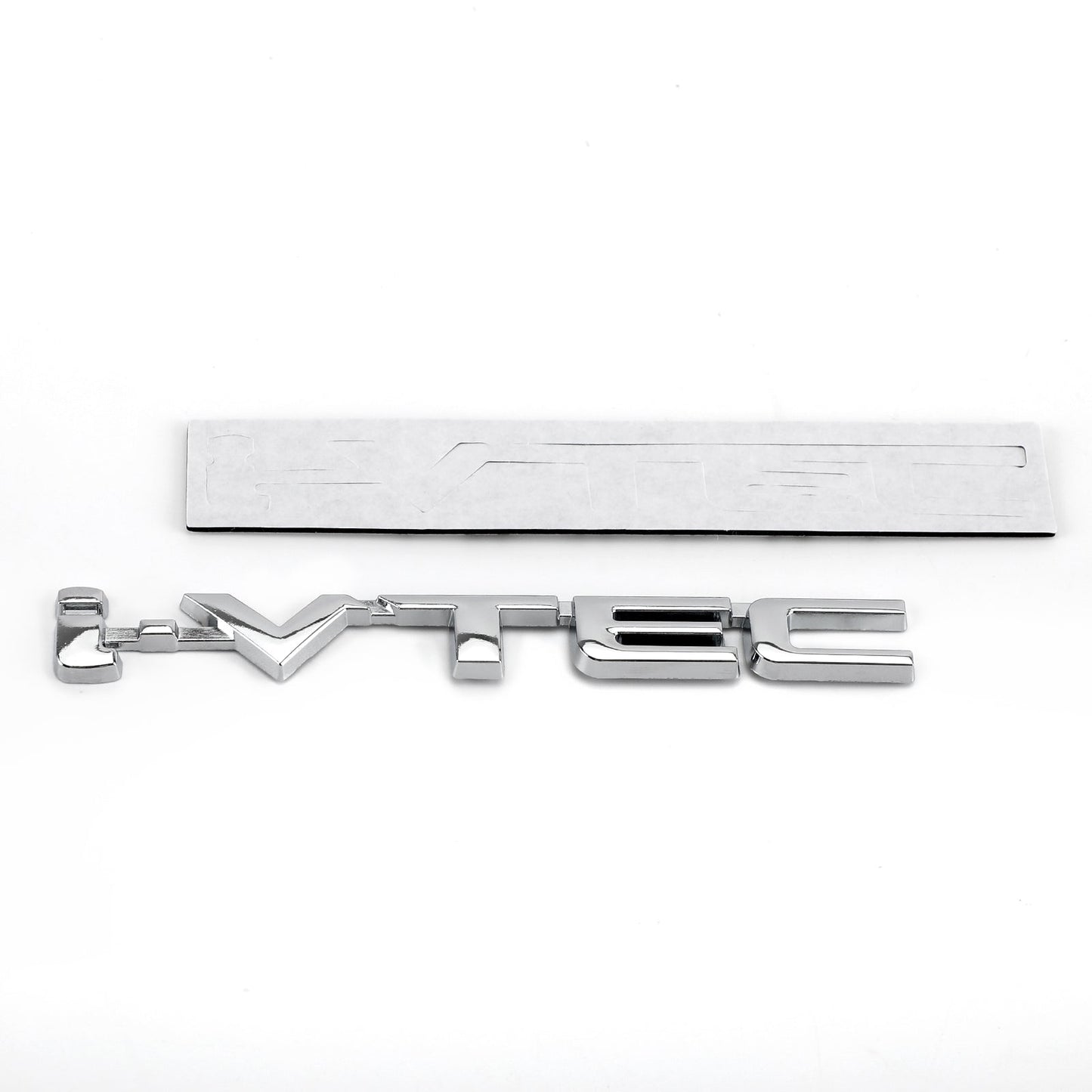 3D Metal i-VTEC Car Trunk Rear Turbo Fender Distintivo dell'emblema Decalcomanie Adesivi Argento Generico