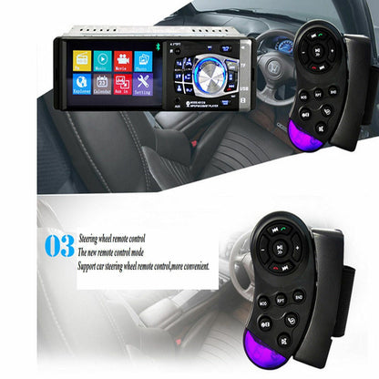 4.1 pollici HD 1DIN Bluetooth In-Dash Car Stereo Radio Lettore MP5 FM con fotocamera