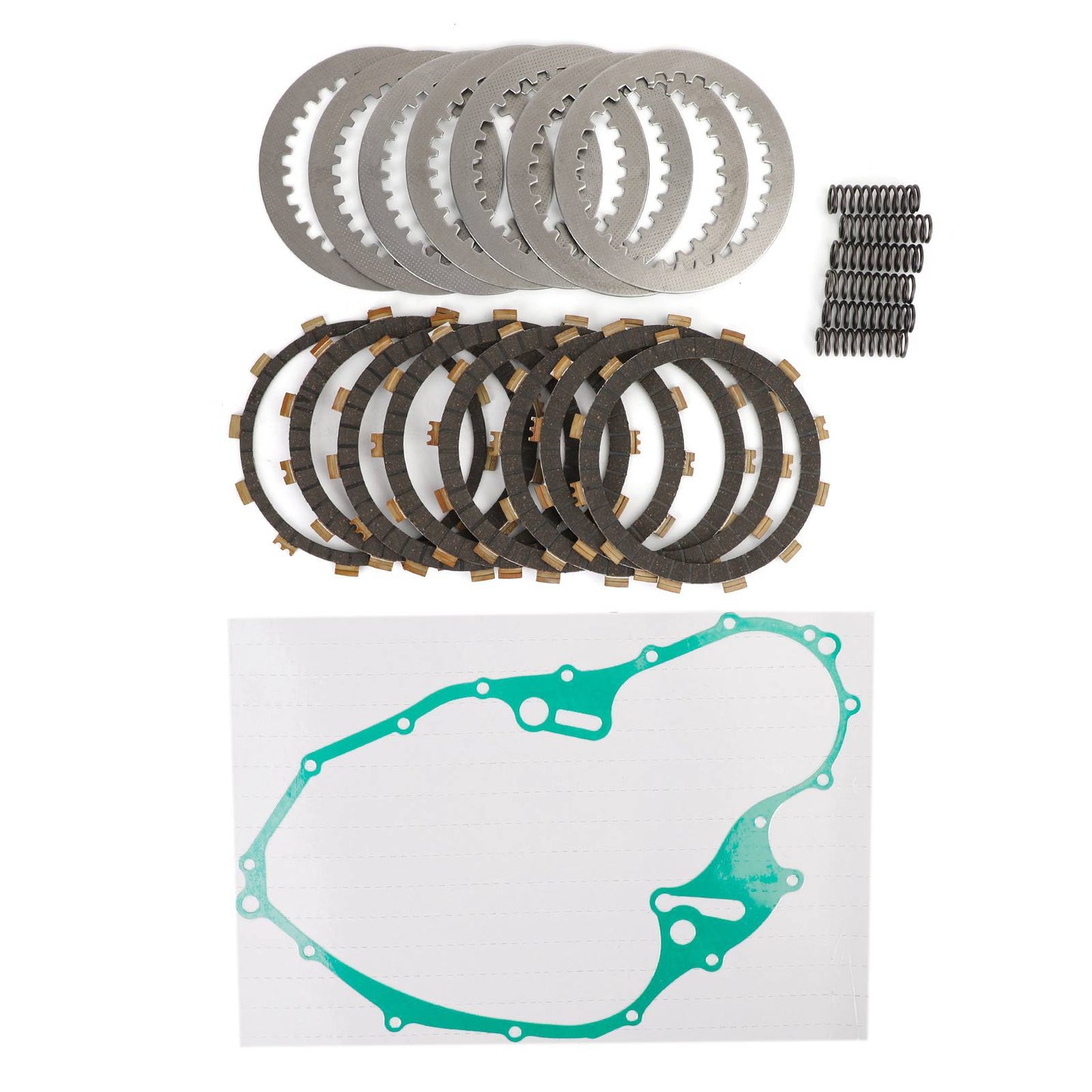 Kit Frizione Dischi Dischi Molle Guarnizione adatta per Yamaha Raptor 700 700R 2006-2018 Generico