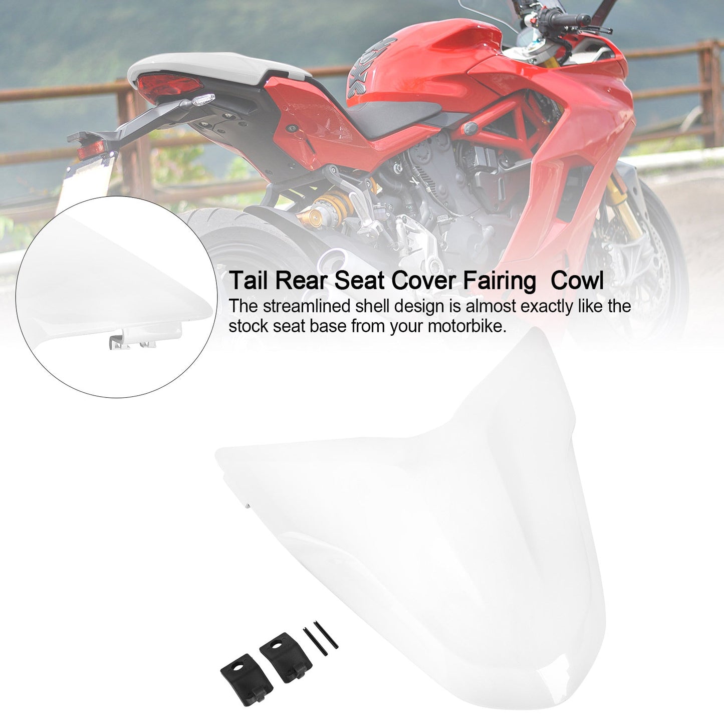 Coda posteriore coprisedile cupolino per DUCATI Supersport 939 950 tutto l"anno generico