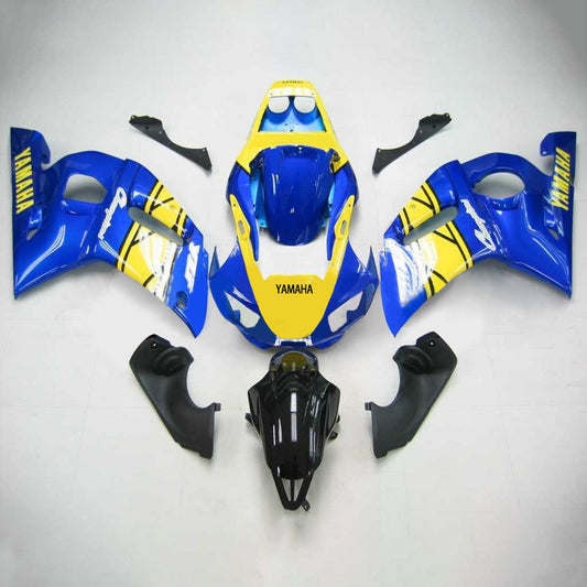 Amotopart Yamaha 1998-2002 YZF 600 R6 Kit di paura giallo blu