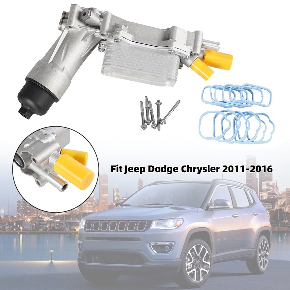2011 Assemblea di filtro dell'olio dell'alloggiamento di alluminio del vendicatore di Dodge 926-876 5184304AE 68105583AF 5184294AE