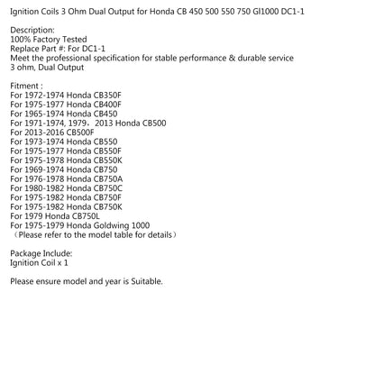 3.0 Bobina accensione High Performance per Honda CB 550 FK 750 AC Super Sport Four Generic