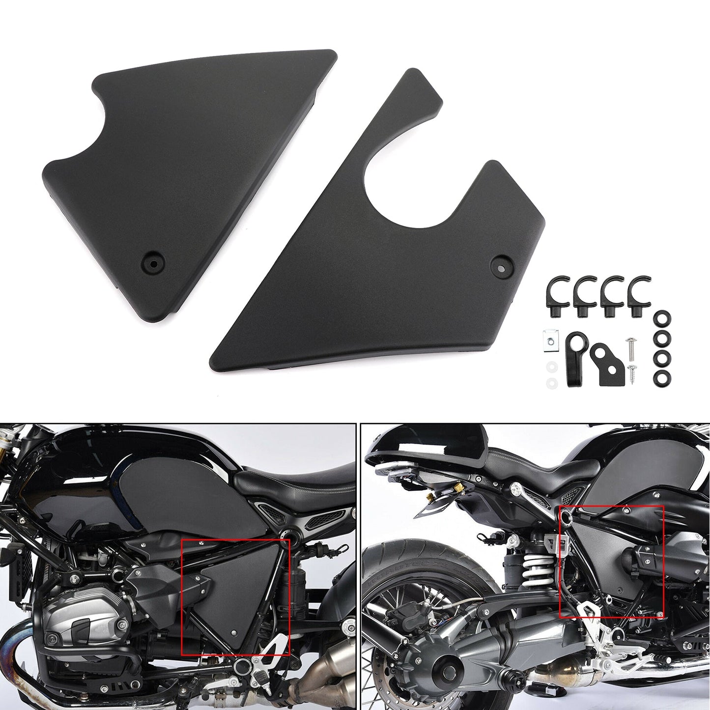 Airbox Frame Cover Protector per 2016-2019 BMW R Nine T Racer Scrambler Urban Generic