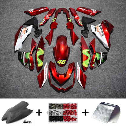 Amotopart Kawasaki Z1000 2010-2013 Kit carena Carrozzeria Plastica ABS