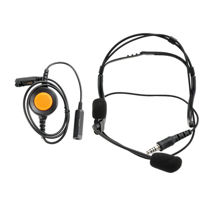 Cuffia tattica con attacco grande per montaggio posteriore 7.1-C8 per XPR3300/3500 XIRP6600/P6620