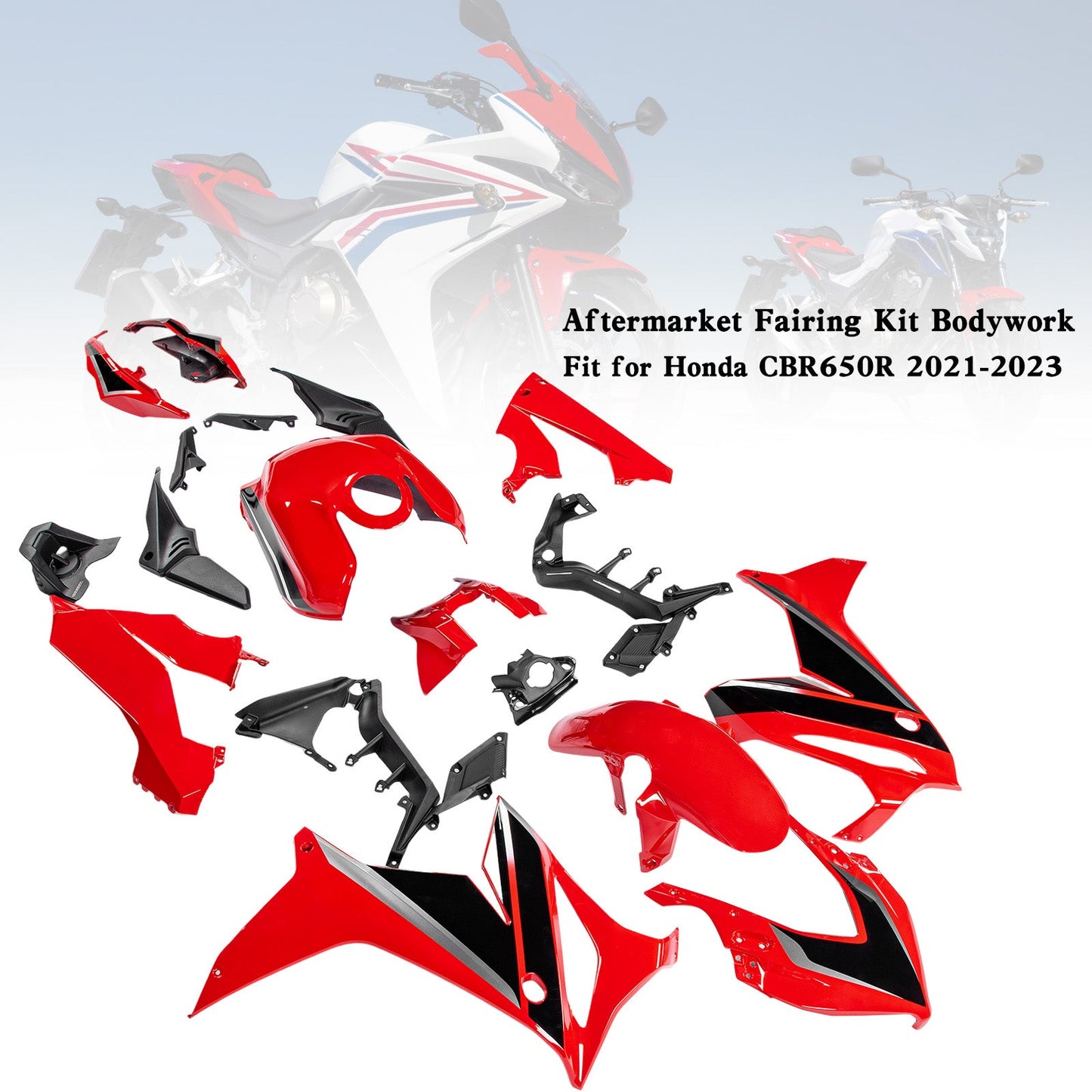 Kit carena Honda CBR650R 2021-2023 Stampaggio ad iniezione di plastica ABS