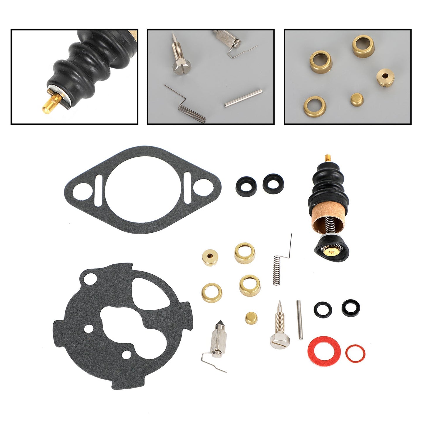 Kit di ricostruzione carburatore adatto per modelli FL FX XL pre-1976 36mm 38mm 40mm 27132-71 generico