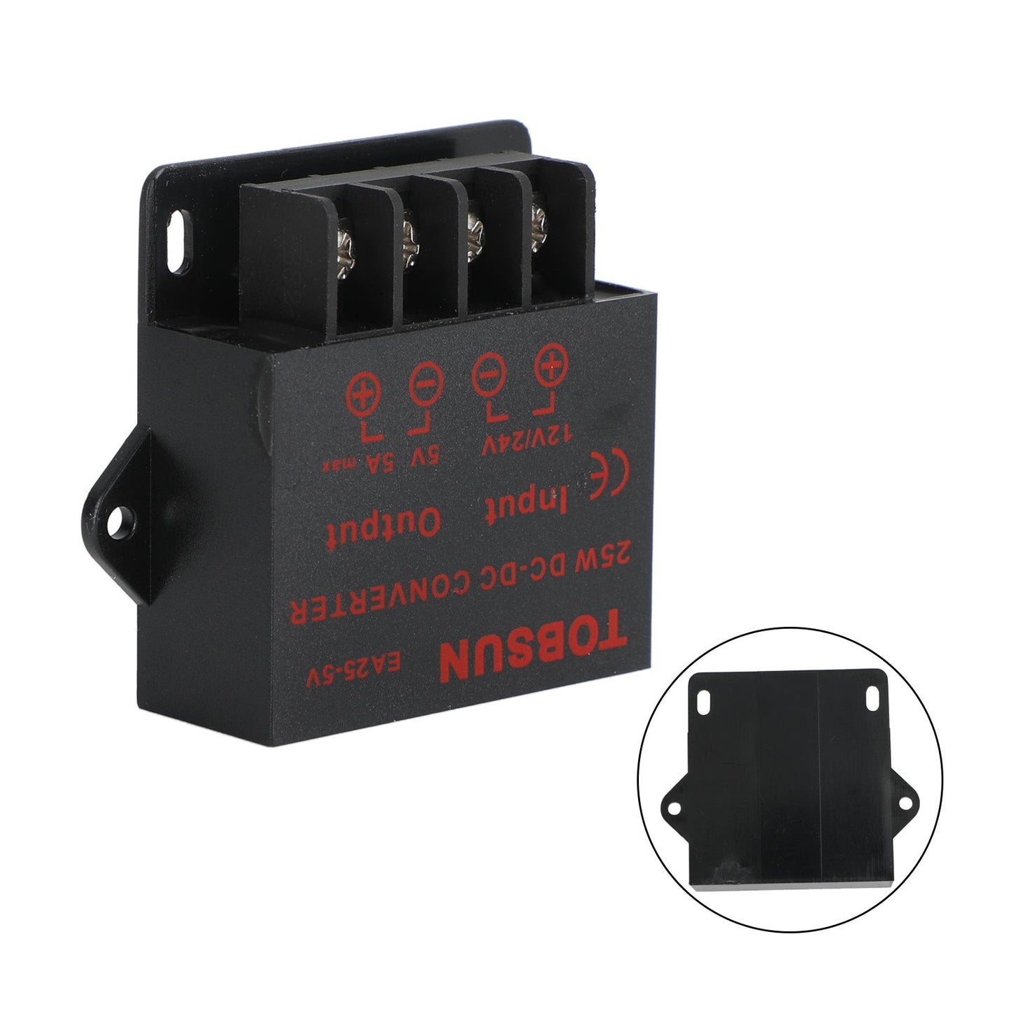 DC 12V/24V a 5V 5A 25W Convertitore Regolatore Alimentatori Trasformatore