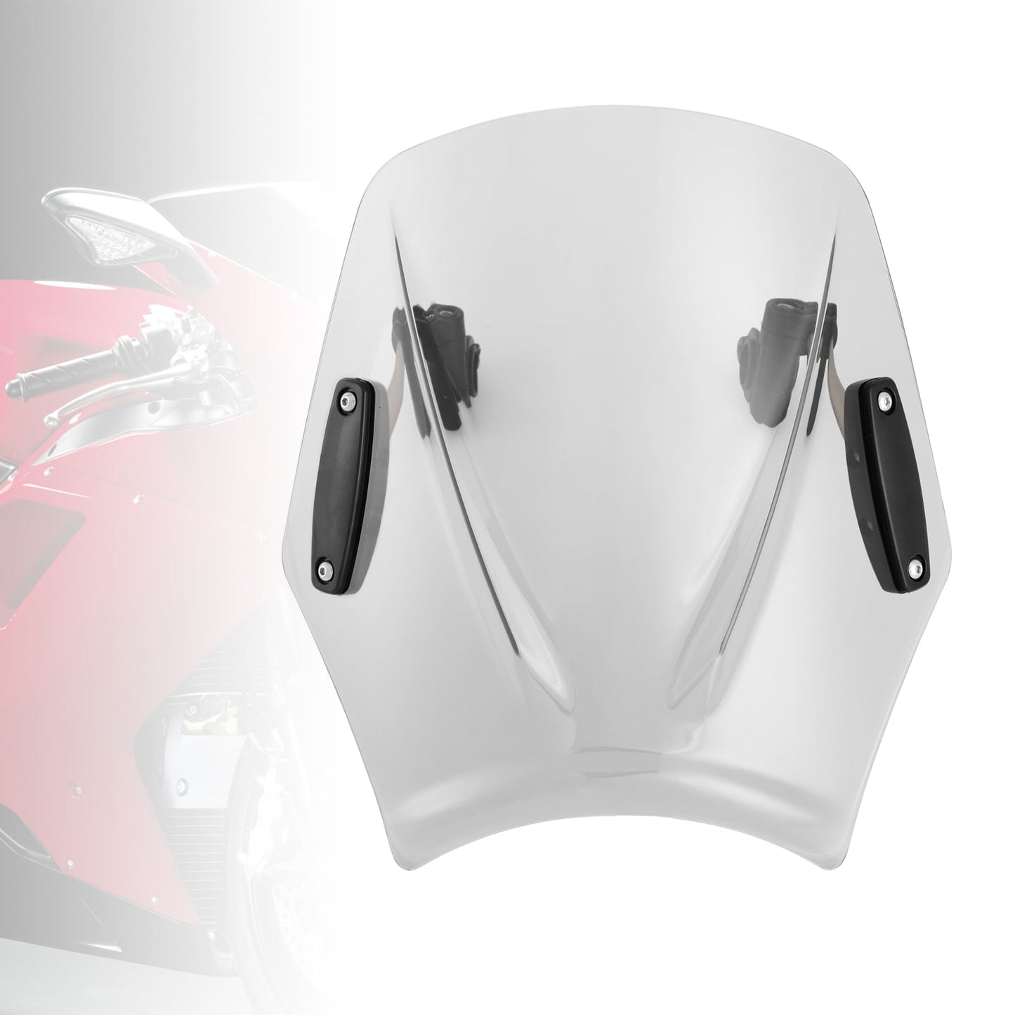 Moto con manubrio da 22mm / 7/8" Parabrezza WindScreen Universale