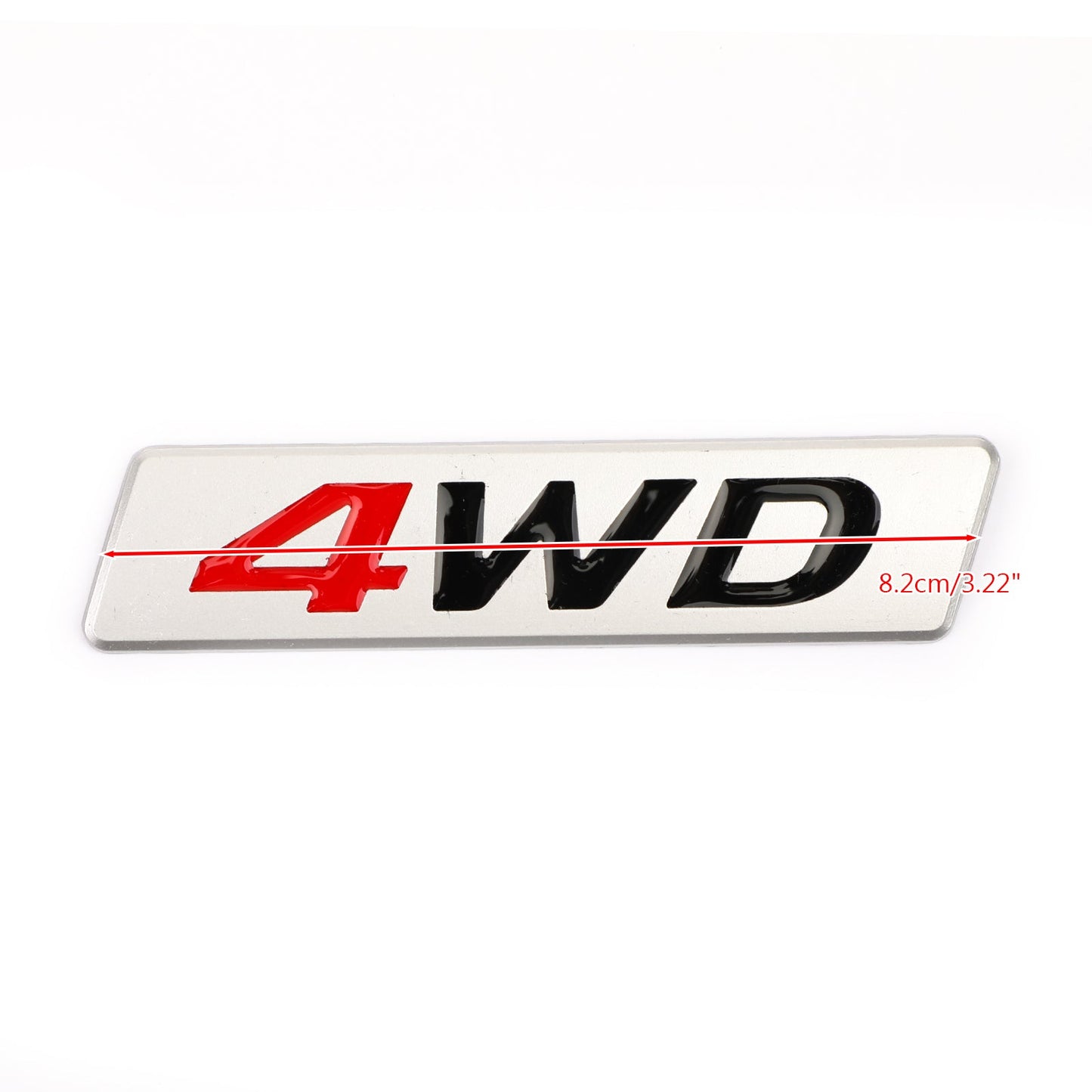 New Metal 4WD Emblem Car Fender Trunk Portellone Distintivo Decalcomanie Adesivo 4WD 4X4 SUV Generico