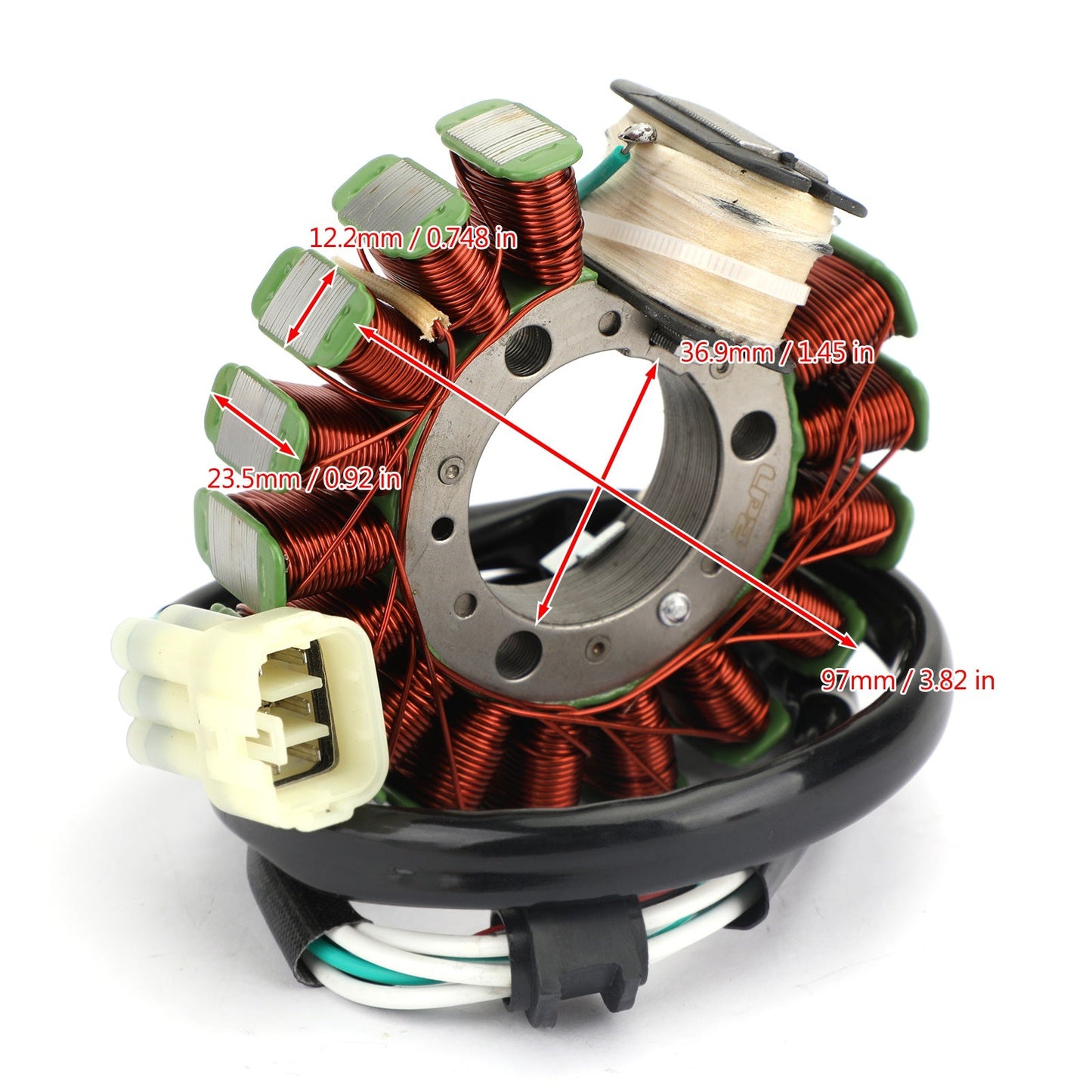 Alternatore Magneto Statore per Yamaha DT230 DT 230 Lanza 1997 1998 Generico