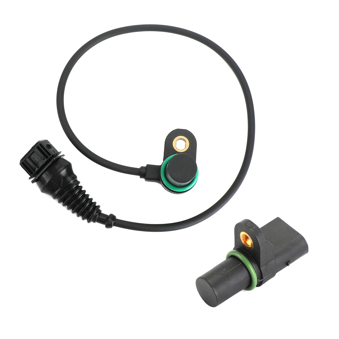 2x sensore di posizione albero a camme INGRESSO + USCITA per BMW E46 E39 E60 E38 E65 M52 M54 generico
