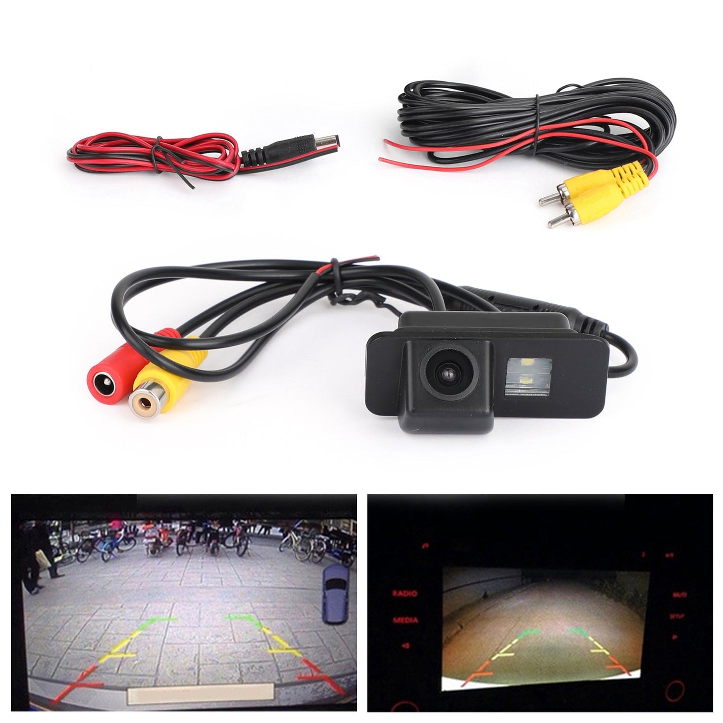 Telecamera CDD per retrovisione auto adatta per FORD MONDEO/FIESTA/FOCUS HATCHBACK/S-Max/KUGA