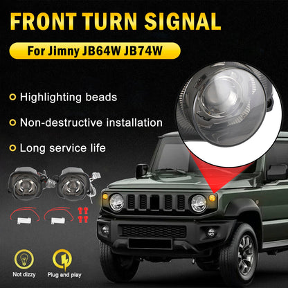 2019-2021 Suzuki Jimny JB64 JB74 coppia di indicatori di direzione anteriori affumicati