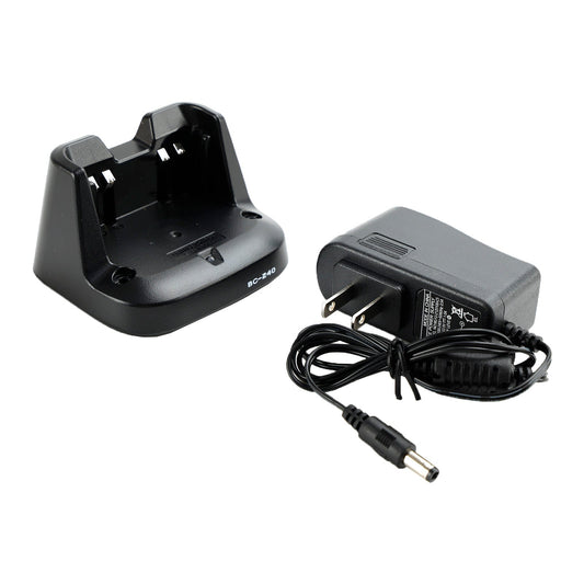 BC-240 Caricabatterie BP-298 Batteria Dock rapido per ICOM V86 U86 Radio bidirezionale Spina USA