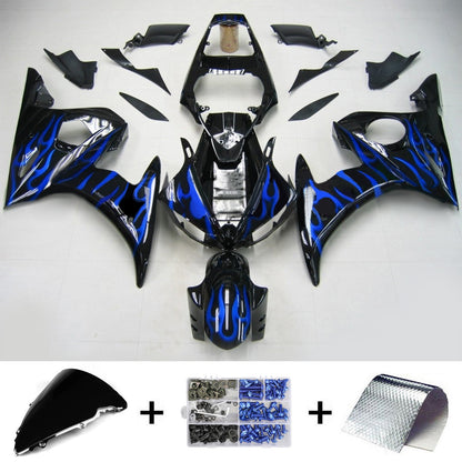 Kit di vendita iniezione Body Plastic Abs Fit per Yamaha 2003-2004 YZF 600 R6 e 2006-2009 YZF R6S #158