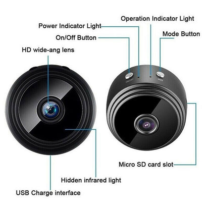 Mini telecamera wireless wifi ip home security dvr night vieon hd 1080p
