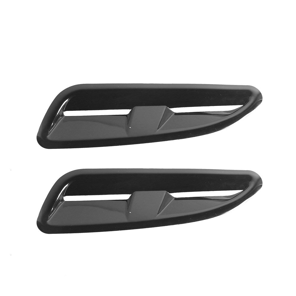 Prese d'aria per cofano in plastica ABS Finitura nera lucida per Jaguar Xkr Style Rs Vxr Ford Bmw
