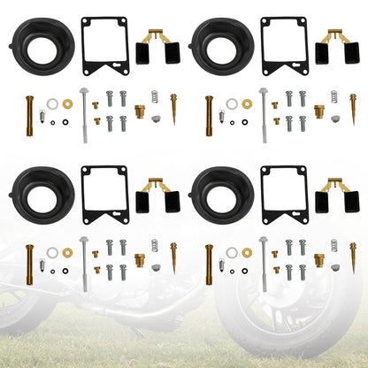 4X 1981-1983 Yamaha Virago 750 XV750 Carburatore Ricostruzione Kit di Riparazione