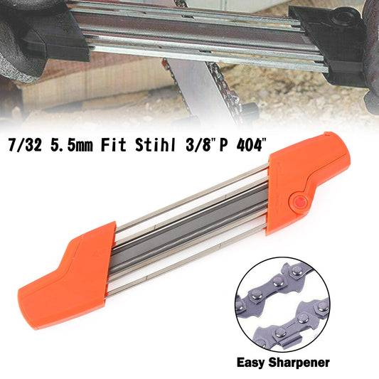 2 IN 1 Kit affilacatene per motosega facile 7/32 5,5 mm Fit Stihl 3/8 "P 404"