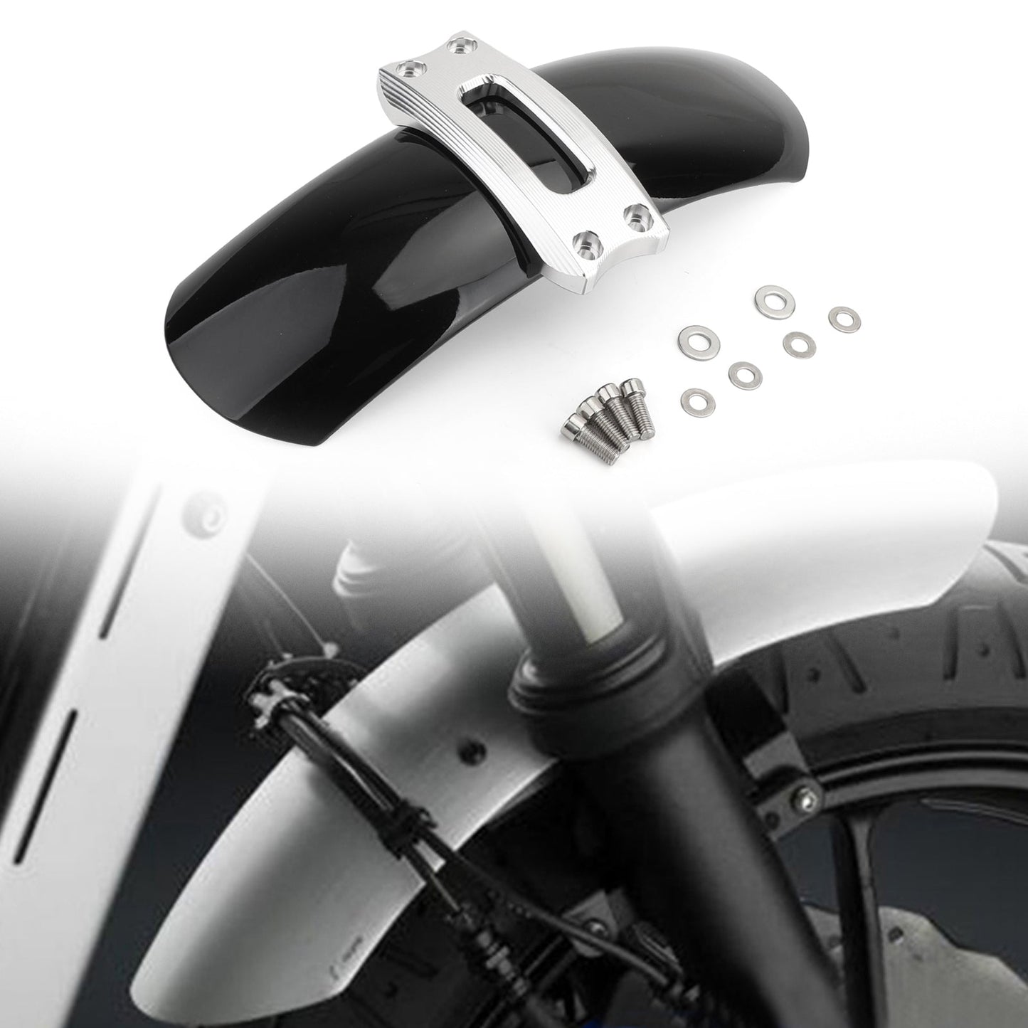 Parafango anteriore BMW R NINE T Scrambler 2016-2019 Silver