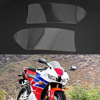 Lente protettiva per protezione lente faro anteriore adatta per Honda Cbr 600 Rr 13-18 fumo generico