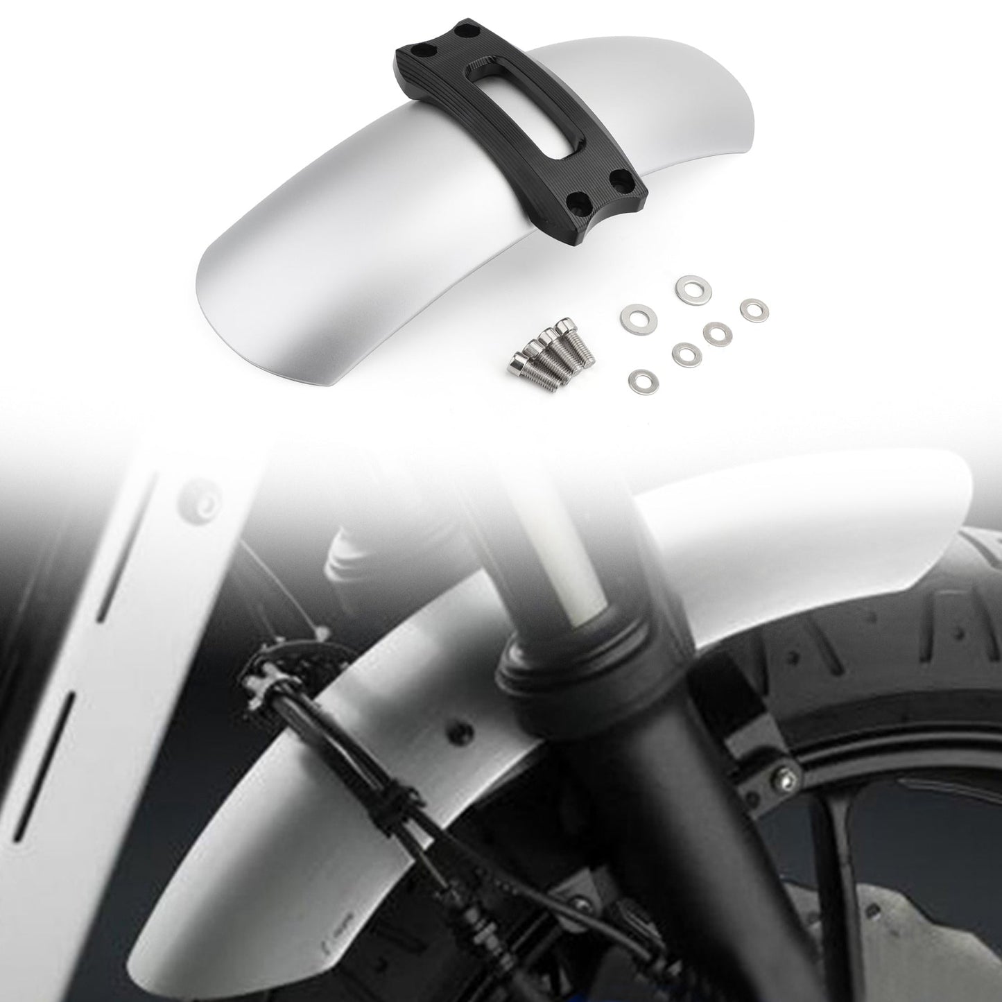 Parafango anteriore BMW R NINE T Scrambler 2016-2019 Silver