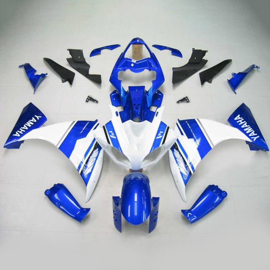 Amotopart Yamaha 2012-2014 YZF 1000 R1 Kit di spostamento bianco blu