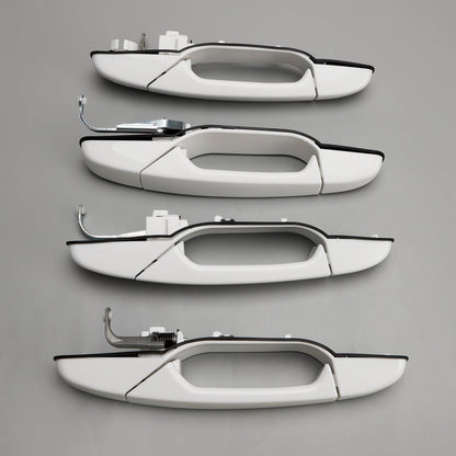 Silverado Sierra 2007-2013 Set di maniglie per porta anteriore e posteriore da 4 pezzi bianco
