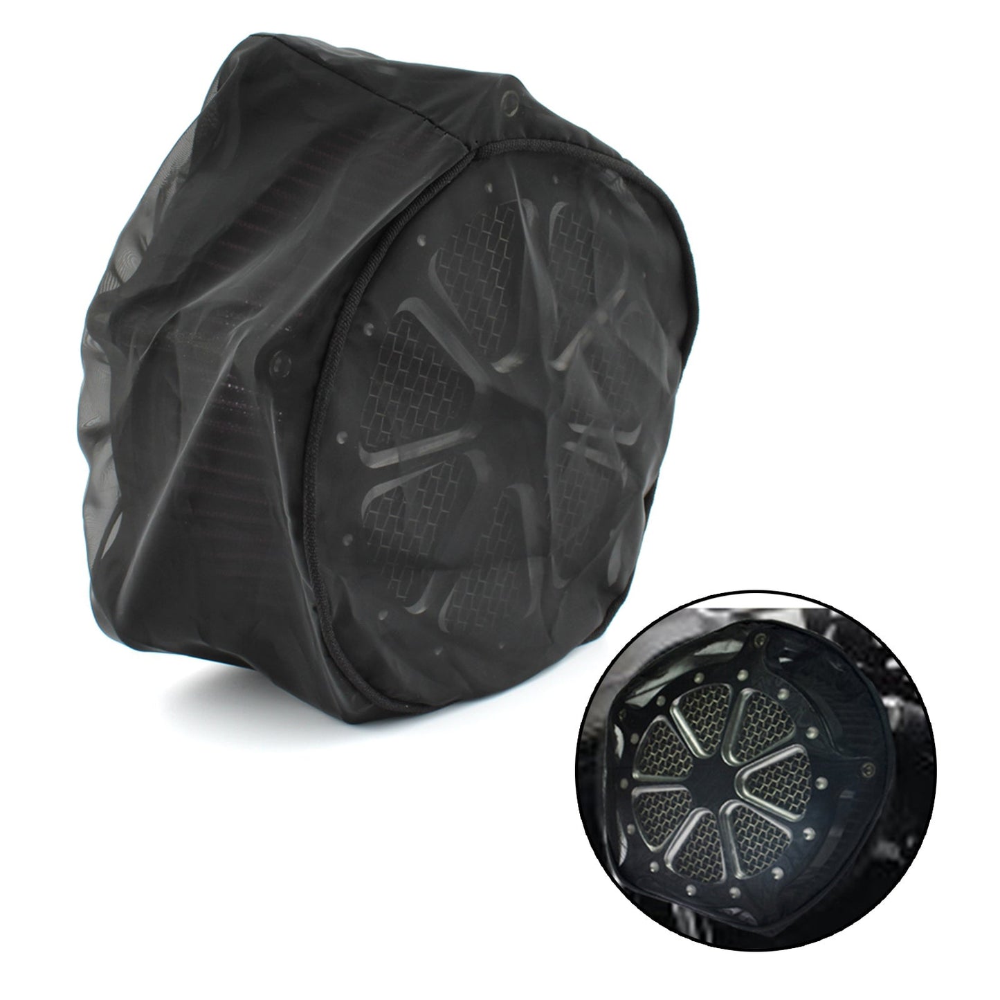 Air Cleaner Rain Sock Air Filters Big Sucker Nero Per Sportster Touring Electra Generico