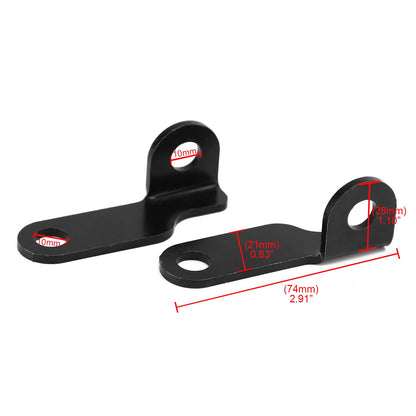 Staffa Porta Indicatore Di Direzione Anteriore Posteriore Morsetto Forcella Per Sportster Big Twin Generico