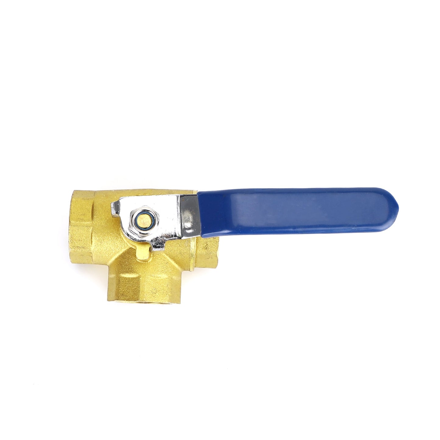 Maniglia a leva con attacco a L femmina a 3 vie Maniglia a leva 3/4" NPT in ottone forgiato