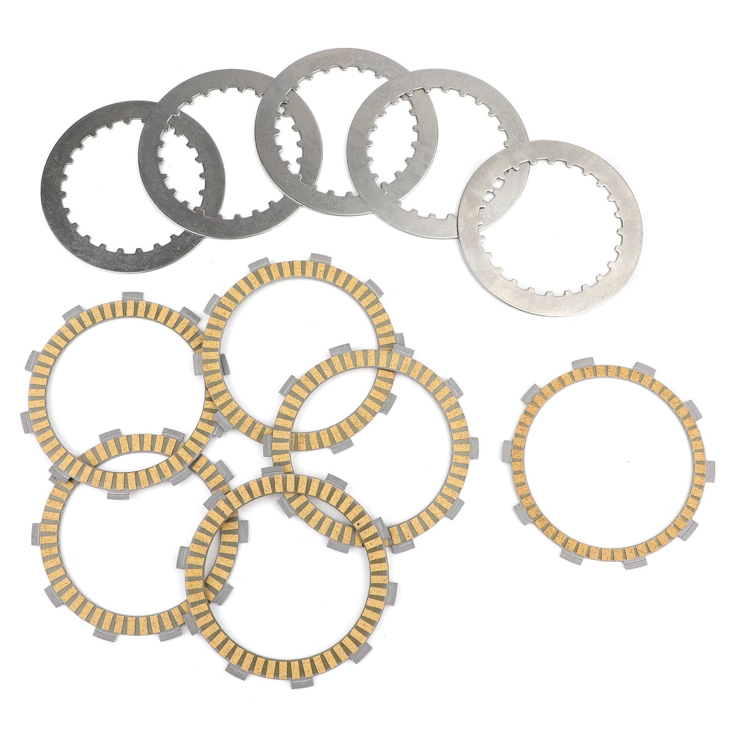Kit frizione in ferro e dischi di attrito adatti per Honda CRM125R NSR125F NSR125R TRX350 Generico